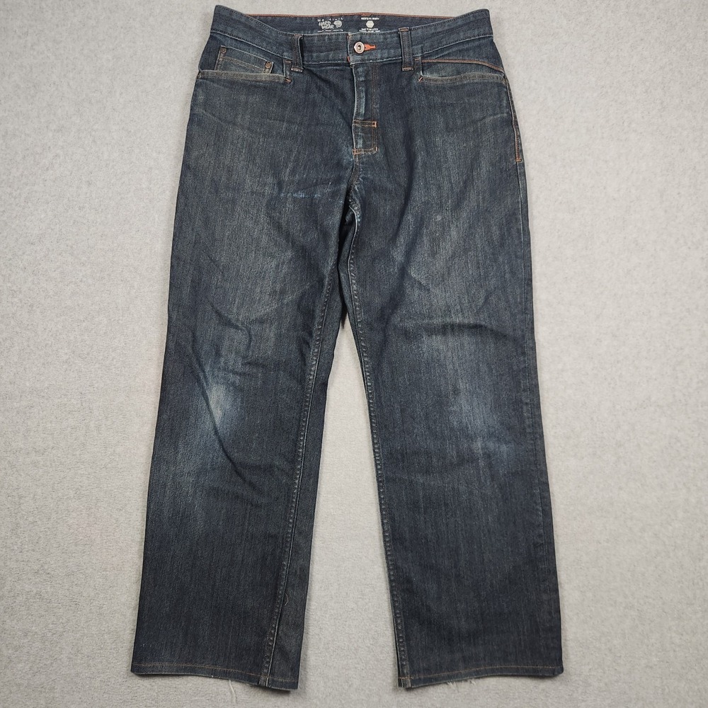 Mountain Hardwear Jeans 34x32 (Actual 33x28) Blue Denim Pant‎ Straight Regular